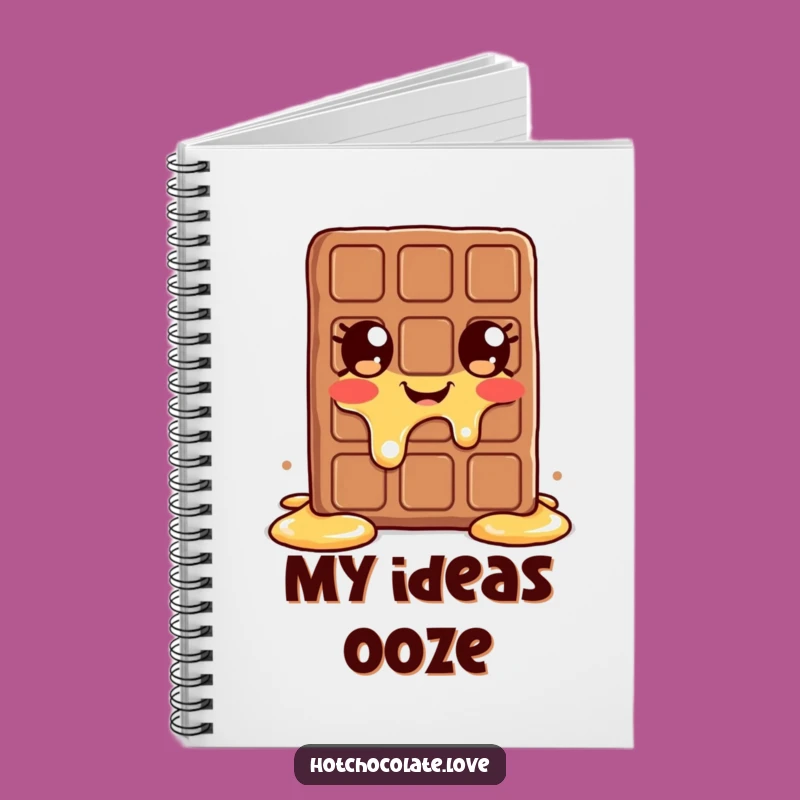 Funny Melting Chocolate Bar Notebook: Jot Down Your Sweetest Thoughts!