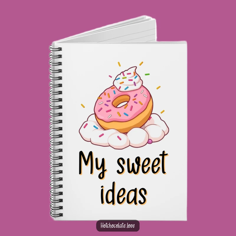 Funny Donut Notebook: Frolicking Sprinkles, Sweet Notes, Perfect Gift