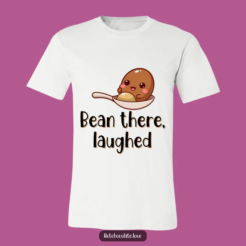 Funny Giggling Cocoa Bean Spoon T-Shirt - Cute & Hilarious Gift Tee