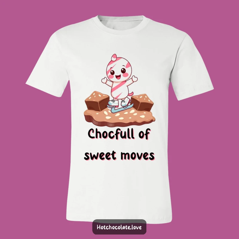 Funny Candy Cane Ice Skating T-Shirt: Wearable Holiday Humor for All