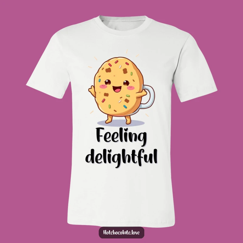 Funny Cookie T-Shirt: Happy Jigging Design, Hilarious Dessert Lover Gift