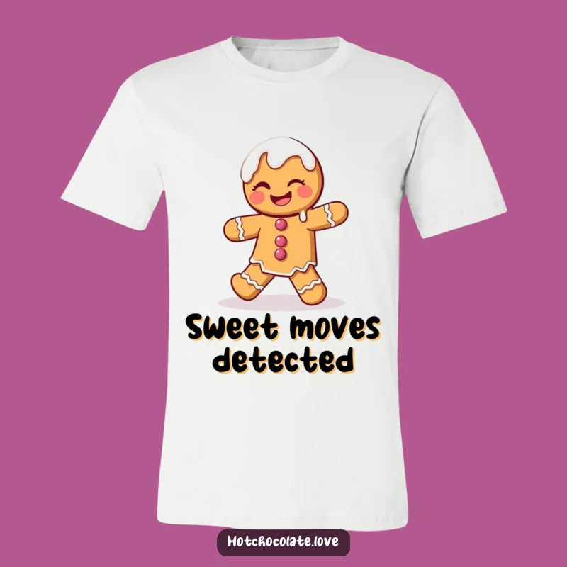 Funny Gingerbread Man T-Shirt: Playful Dance Design, Hilarious Holiday Gift