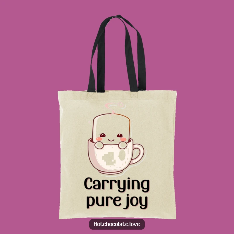 Funny Marshmallow Tote Bag: Adorable and Hilarious Hot Drink Accessory